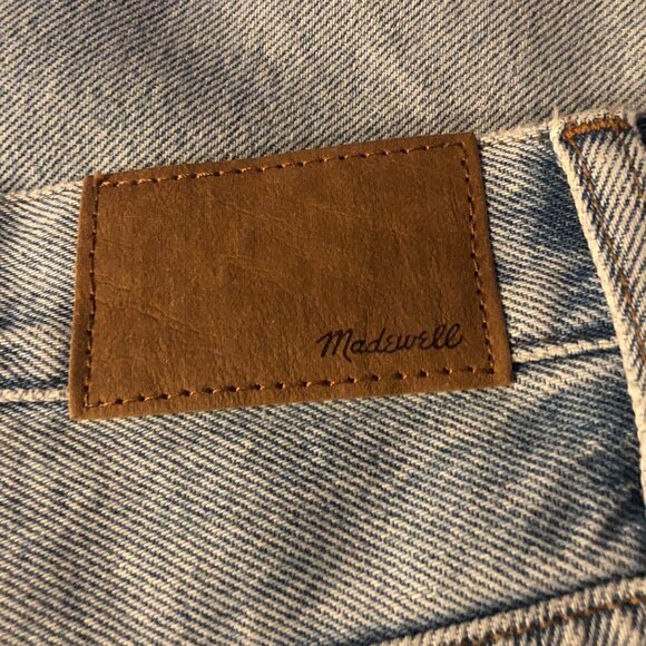 NWOT: Madewell Baggy Straight Jeans in Paxton Wash: Button-Front Size 30 x 31.5 - Picture 11 of 11